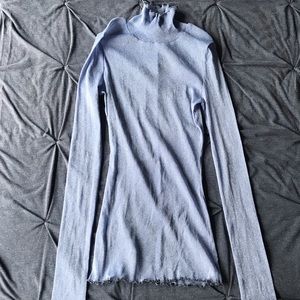 Mesh Sparkly Turtleneck